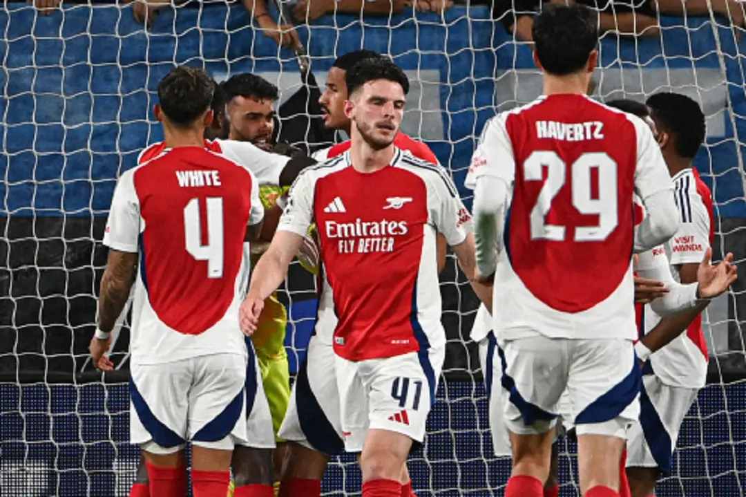 Arsenal players | Photo: AFP