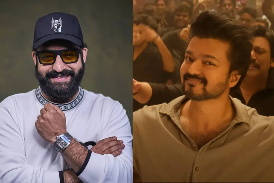 Jr NTR says he is a big fan of Vijay's dance moves, heaps praise on ' Thalapathy'