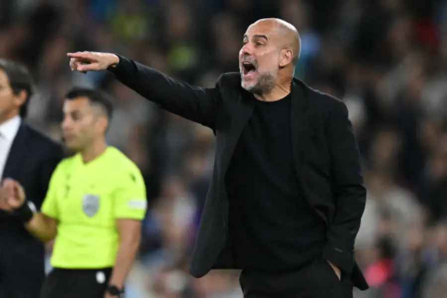 Pep Guardiola is facing more questions about his Manchester City future