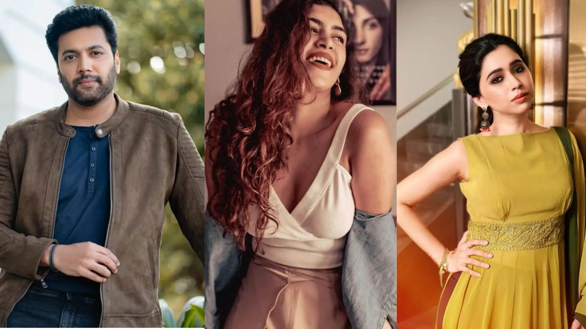 Jayam Ravi, Kenishaa Francis, Aarti | Photo: instagram
