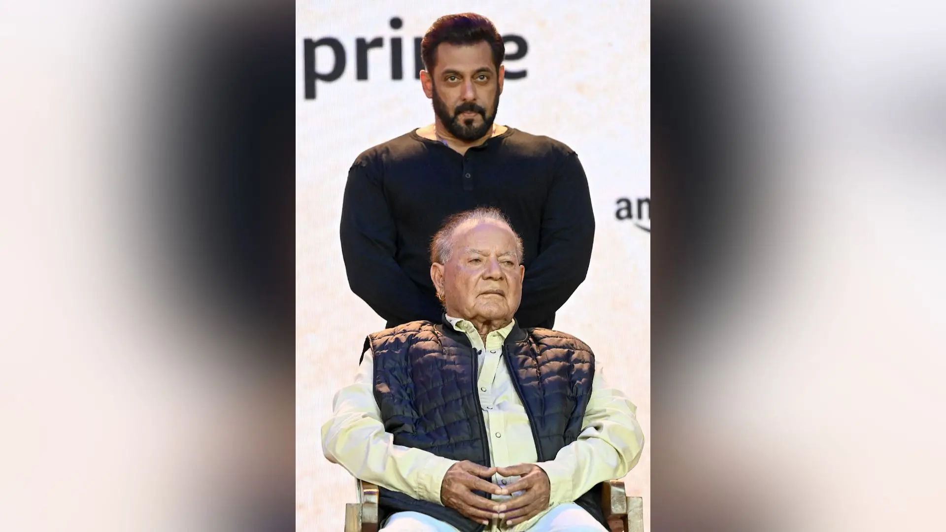 Salman Khan (top) with his father Salim Khan | Photo: AFP
