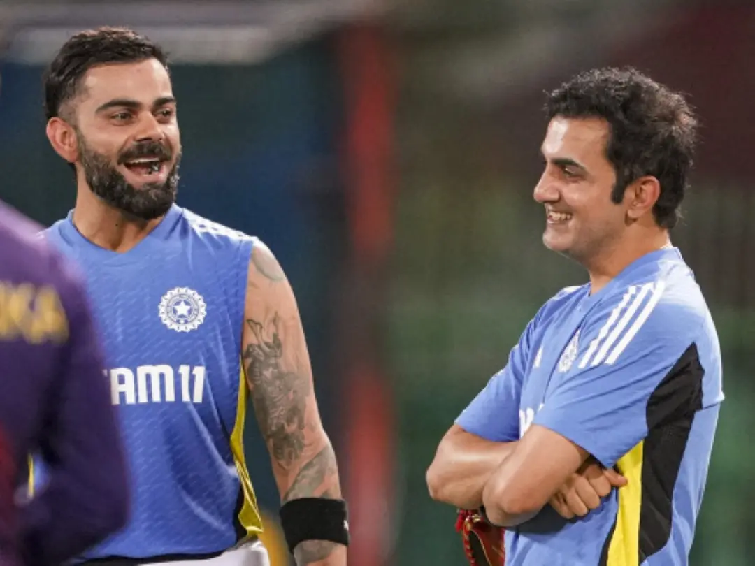 From (L) Virat Kohli and Gautam Gambhir. | Photo: PTI