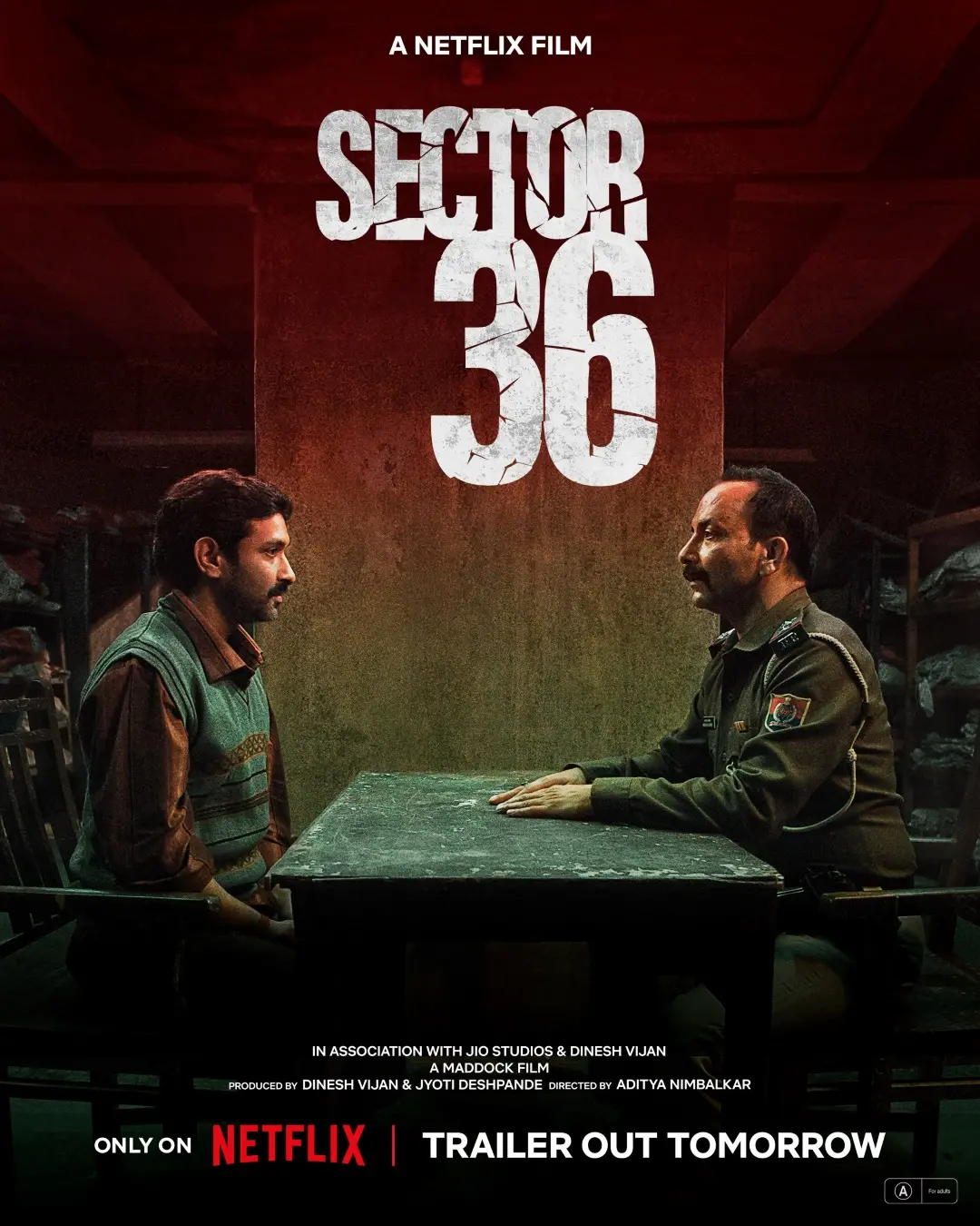 Poster of Sector 36 | Photo: X\Netflix