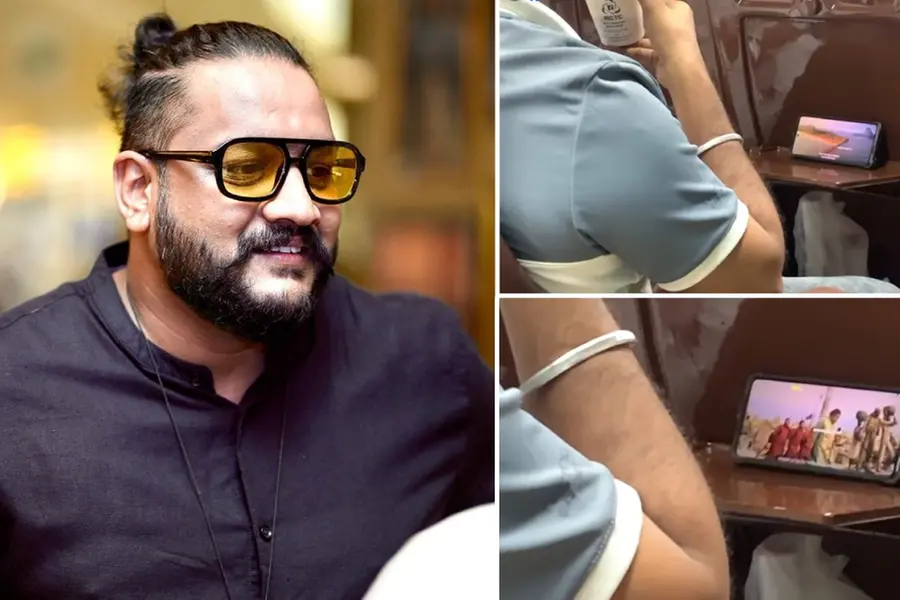 Director of Ajayante Randam Moshanam shares video of man watching pirated version of film in train