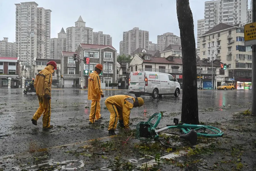 Typhoon Bebinca: Flight, trains suspended as Shanghai hit by strongest typhoon in 7 decades