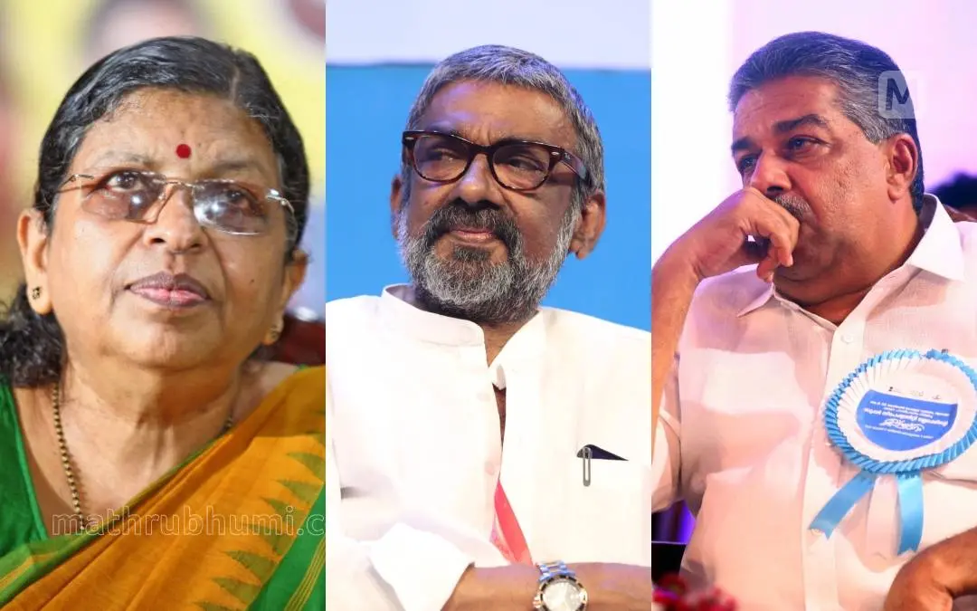 P Sathidevi, Director Ranjith, Saji Cherian