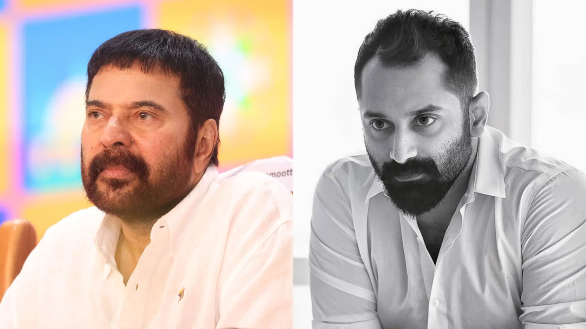 Mammootty, Fahadh | Photos: B Muralikrishnan, facebook.com/FahadhFaasil