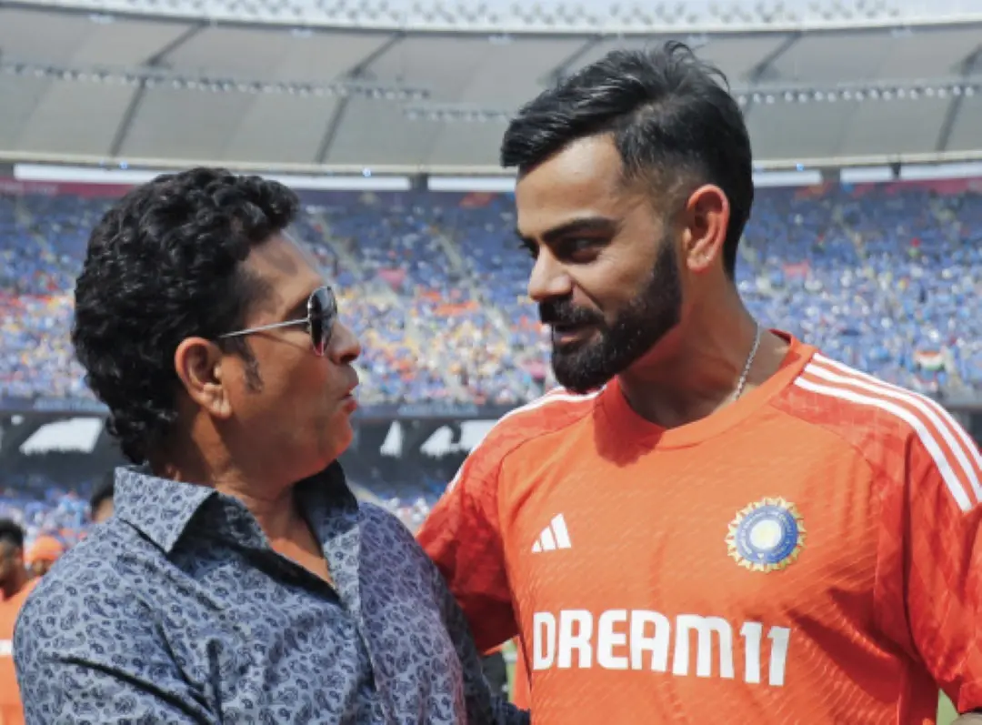 From (L) Sachin Tendulkar and Virat Kohli | Photo: Agencies