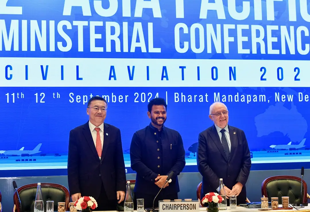 Ram Mohan Naidu addresses the 2nd Asia-Pacific Ministerial Conference on Civil Aviation