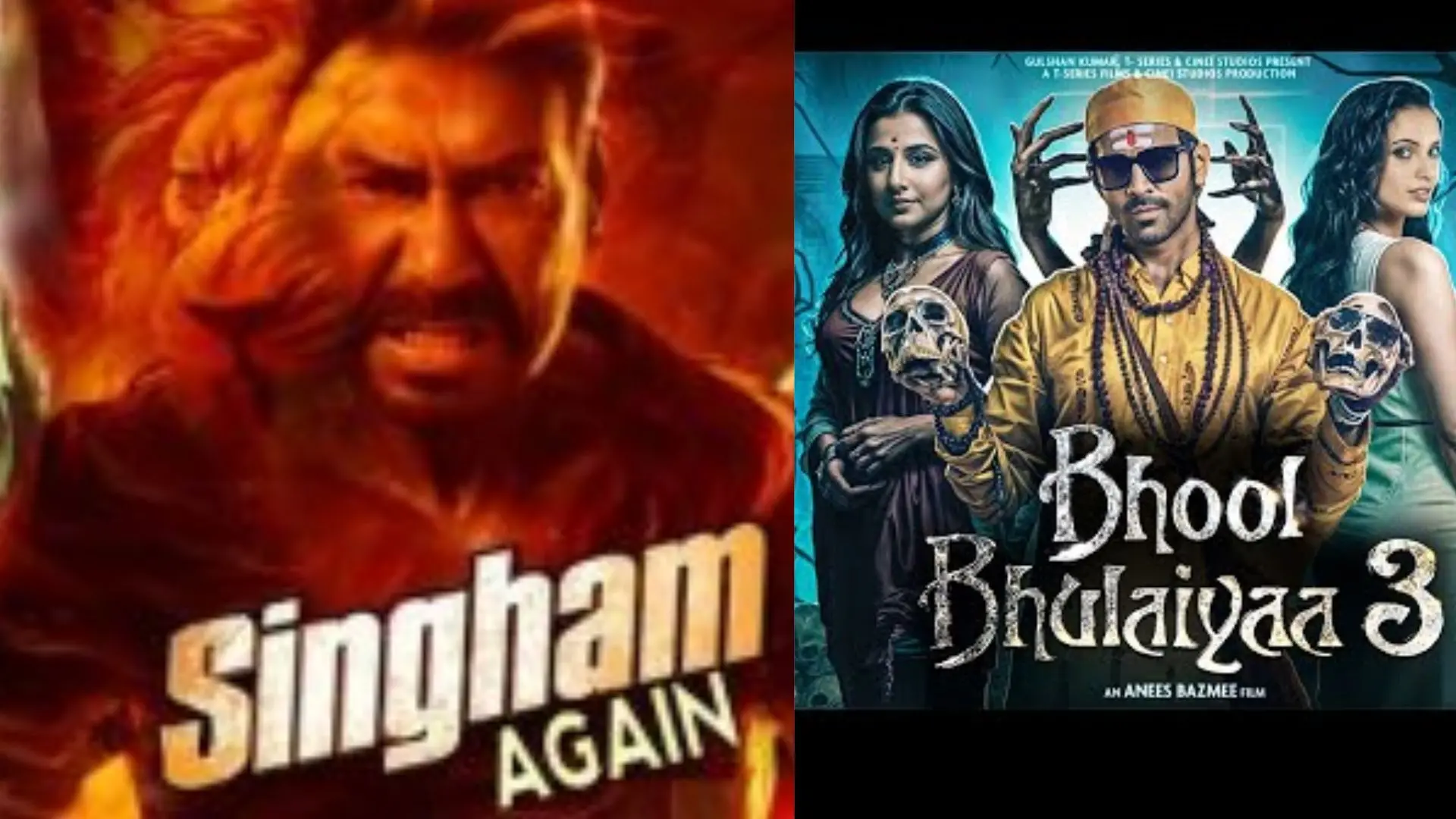 Singham Again, Bhool Bhulaiyaa 3
