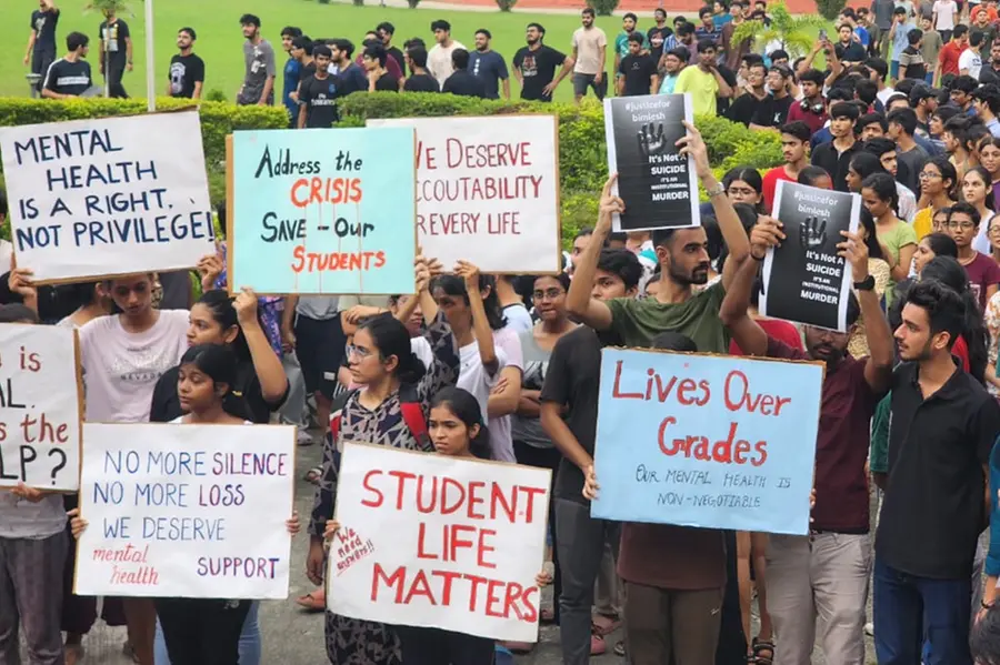 Massive protest erupts at IIT Guwahati after student found dead in hostel room