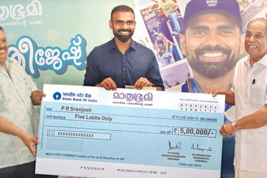 Disappointed yet proud, says Olympian Sreejesh at Mathrubhumi's felicitation event