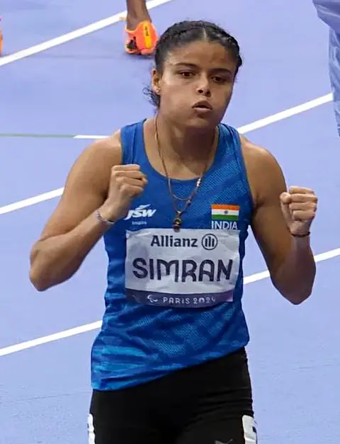 Paralympian Simran Sharma on her bronze medal win | Photo: ANI