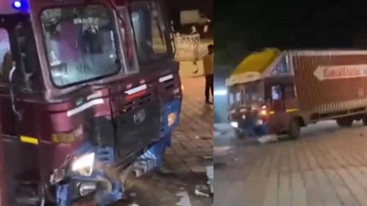 Shocking! Man drives truck into hotel after being denied food | Video ...