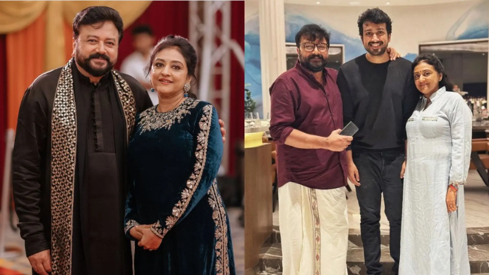Jayaram, Parvathy, Kalidas | Photo: instagram/jarayam,kalidas