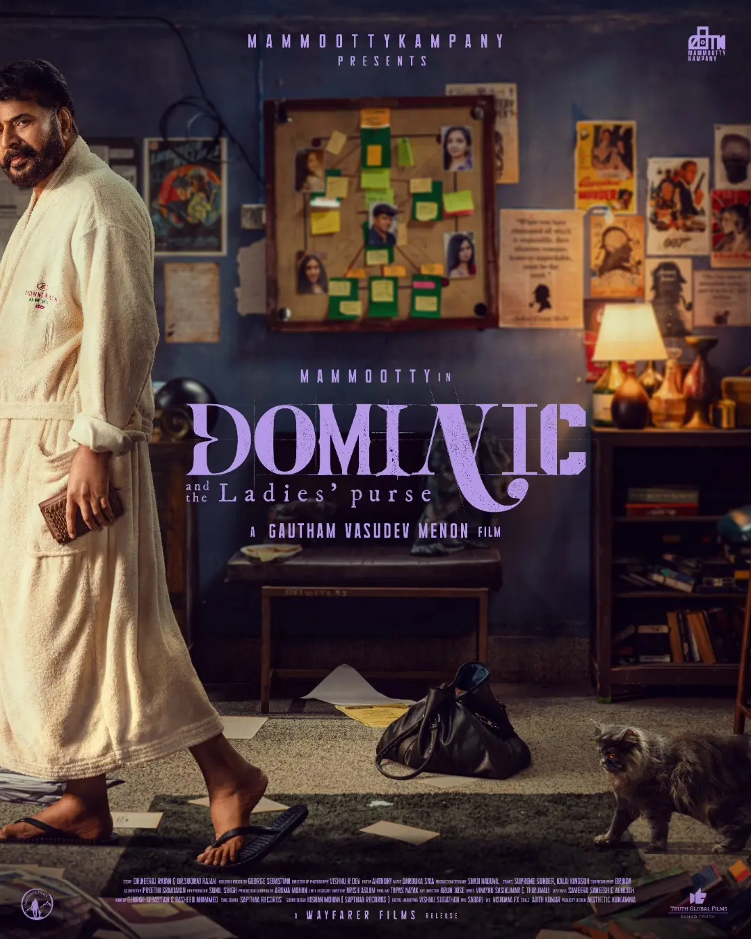 First look poster of the upcoming Mammootty-Gautham Vasudev Menon film | Photo: facebook.com/mammoottykampanyofficial