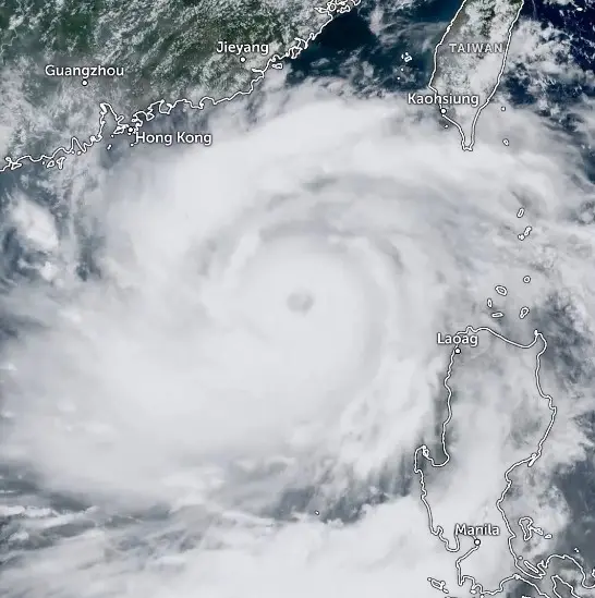 Typhoon Yagi | Photo: X\zoomearth