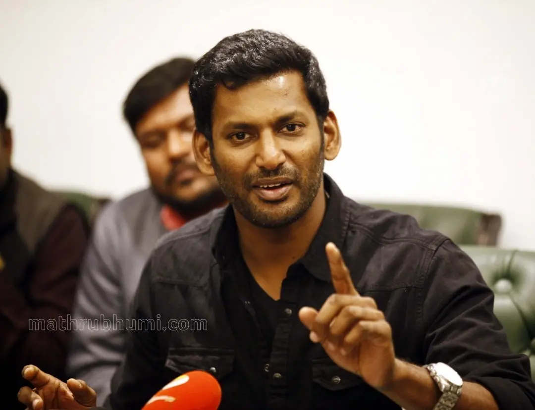 Actor Vishal | Photo: Sabu Scaria\Mathrubhumi