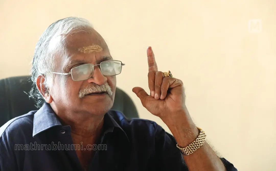 Sreekumaran Thampi | Photo: Vivek R Nair \ Mathrubhumi