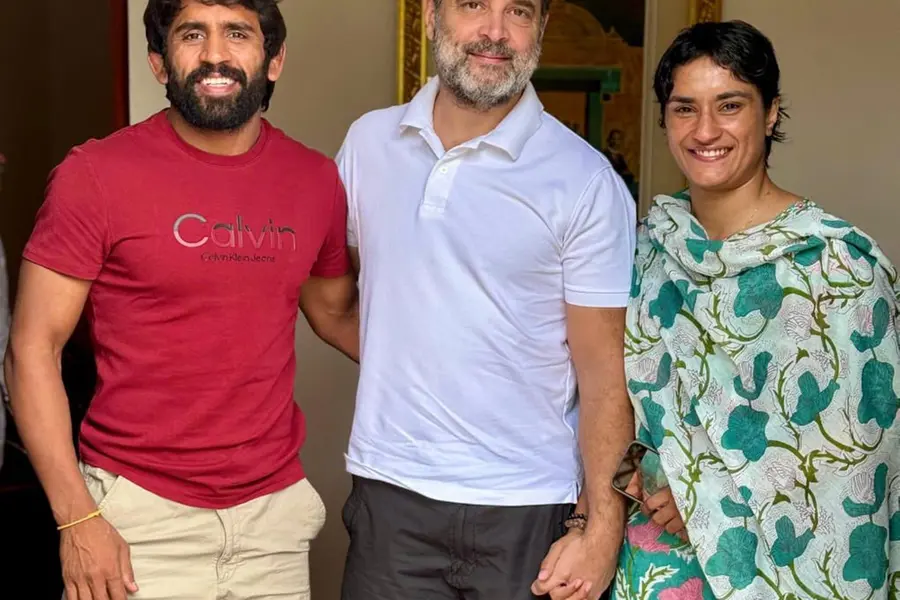 'Dangal' in Haryana polls: Congress fields top wrestlers Vinesh Phogat and Bajrang Punia