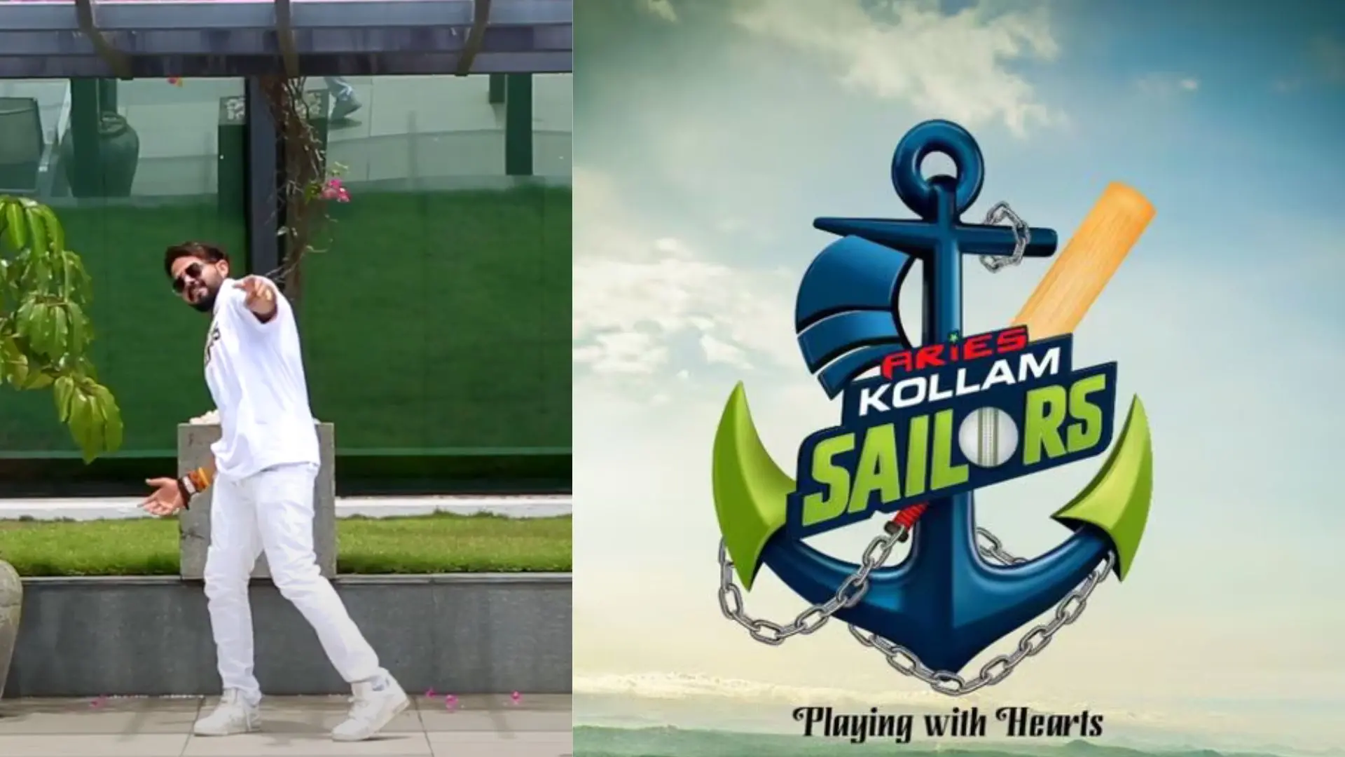 S Sreesanth, Aries Kollam Sailors | Photo: Screengrab, x.com/Kerala Cricket League