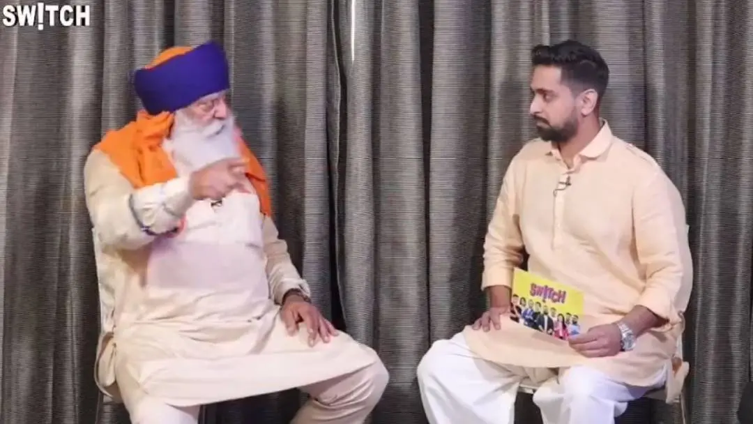 Yograj Singh during the interview. | Screengrab