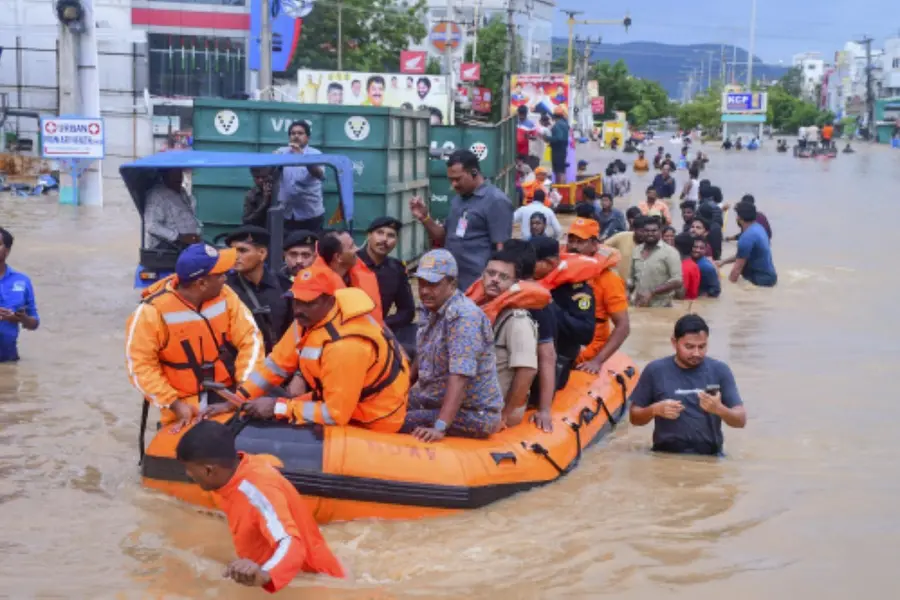 10 dead in Andhra, Telangana rains; 26 NDRF teams deployed; several trains cancelled, diverted