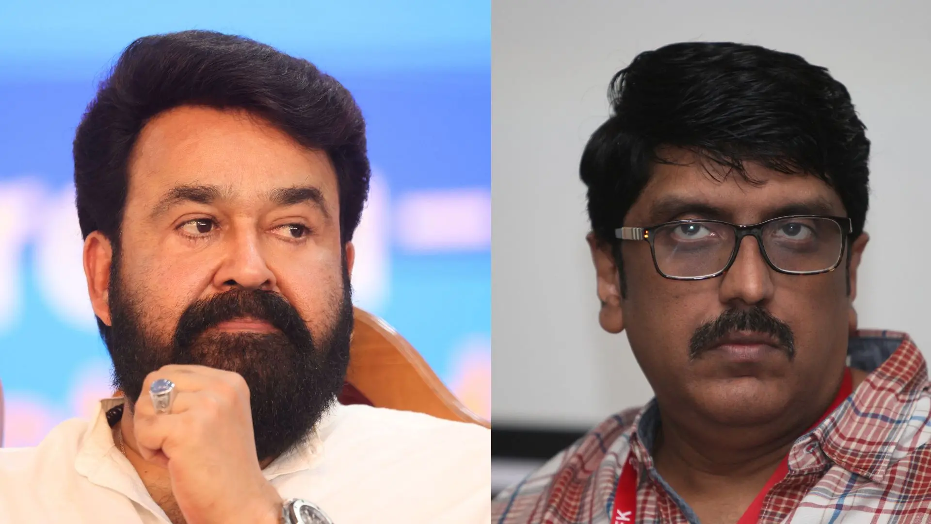 Mohanlal, B Unnikrishnan | Photo: Mathrubhumi