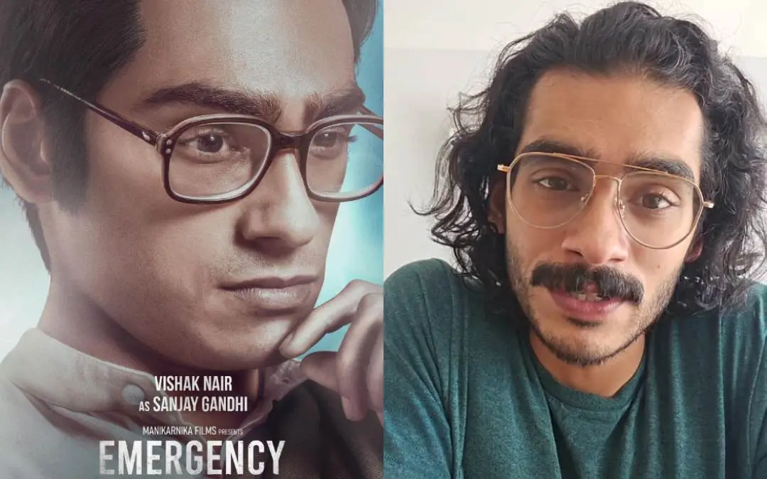 Vishak Nair as Sanjay Gandhi in Kangana Ranaut's 'Emergency' movie
