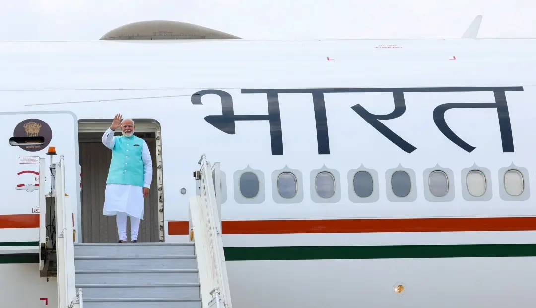 PM Modi emplanes for two-nation visit to Russia