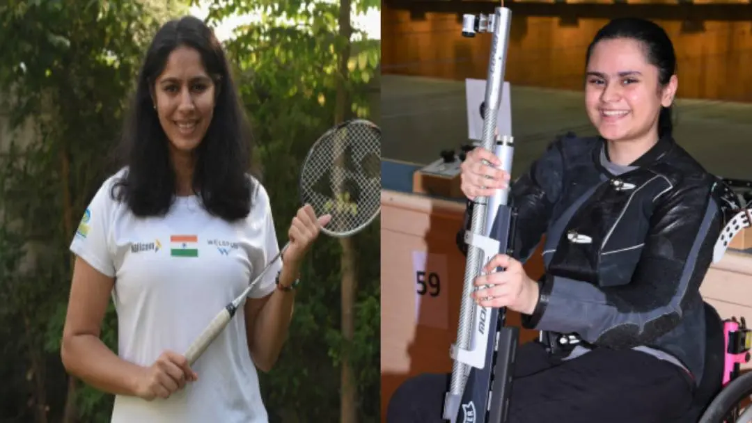 From (L) Manasi Joshi and Avani Lekhara. | Photo: Agencies