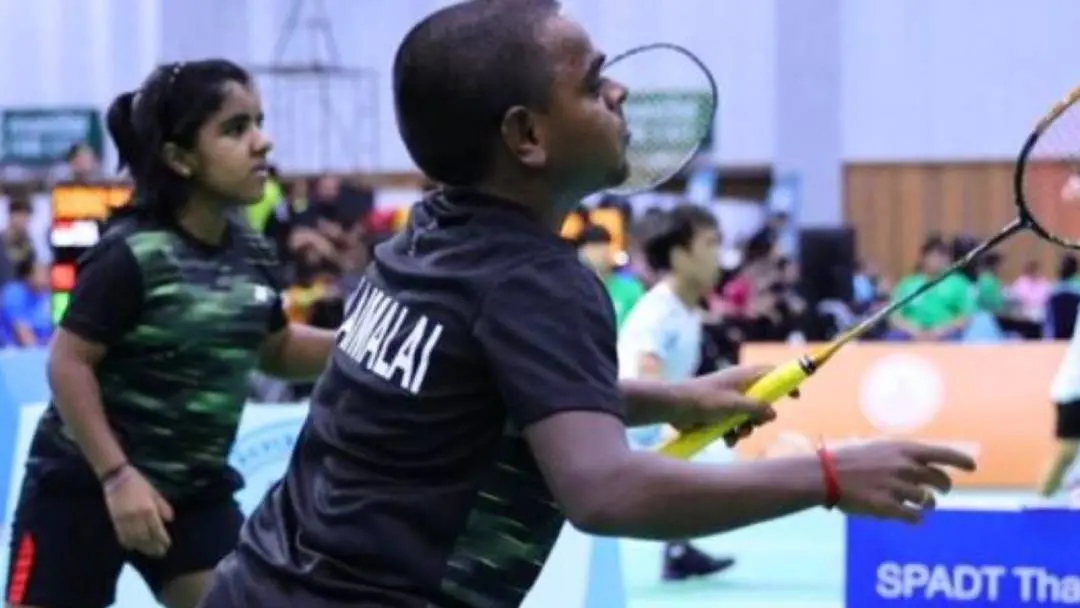 Solaimalai Sivarajan and Nithya Sre Sivan. | File Photo: X