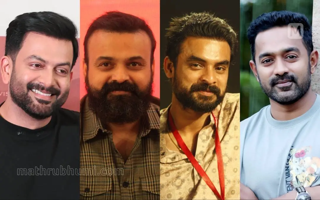 Prithviraj, Kunchacko Boban, Tovino, Asif Ali | Photo: Mathrubhumi