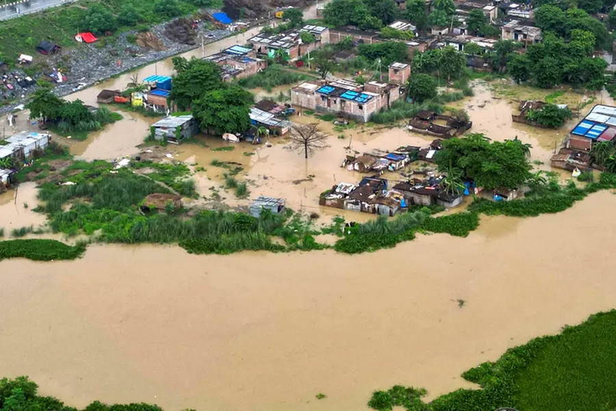 Bihar villagers face severe flood threat as river Ganga overflows in Bhagalpur