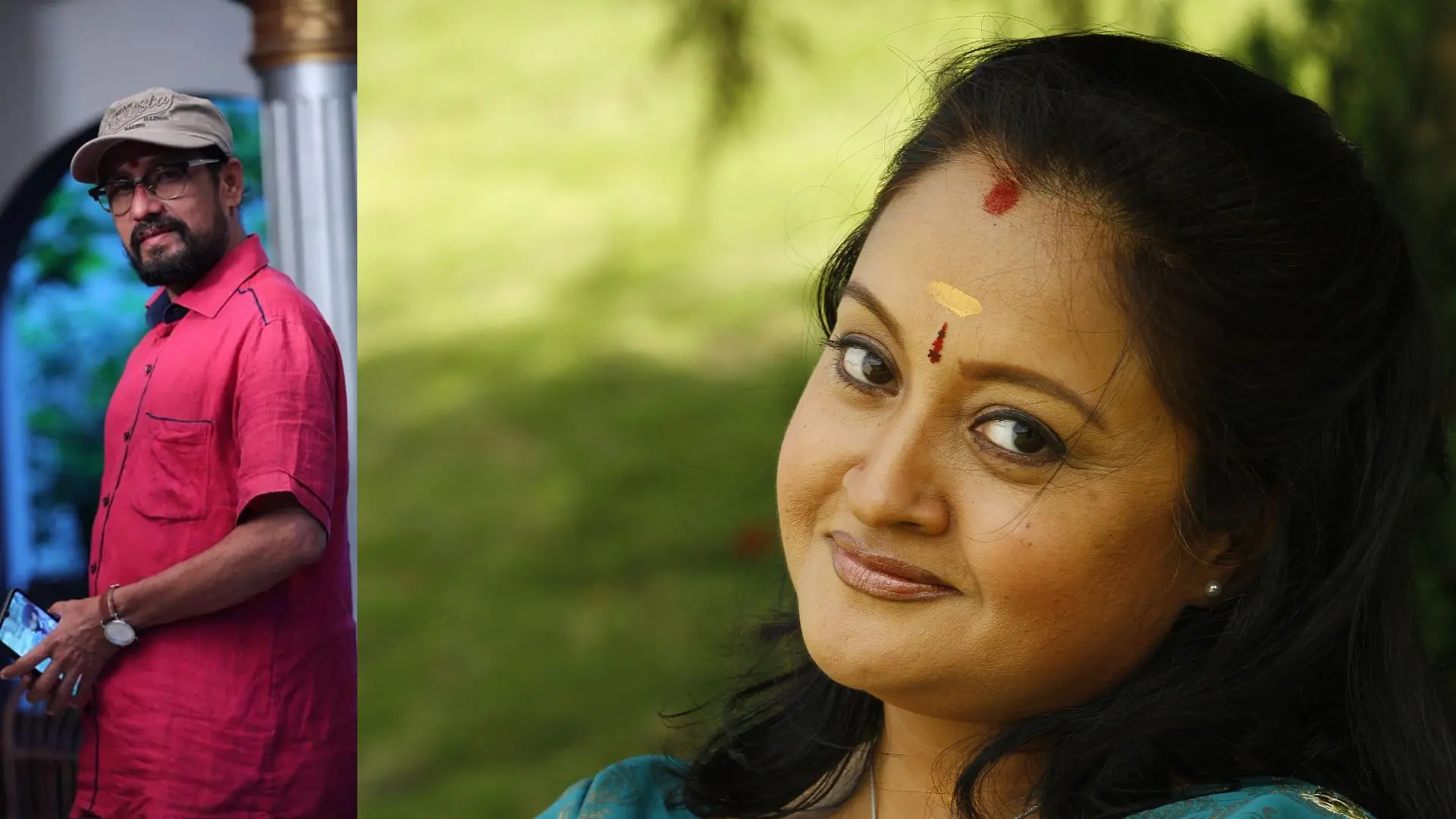 Director Thulasidas, Geetha Vijayan | Photo: thulasidas/facebook, mathrubhumi