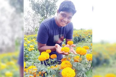 Techie turned farmer: Kerala youth's marigold magic brightens Onam season