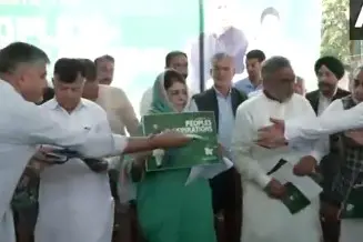 J&K polls: PDP releases election manifesto, Mehbooba backs Article 370