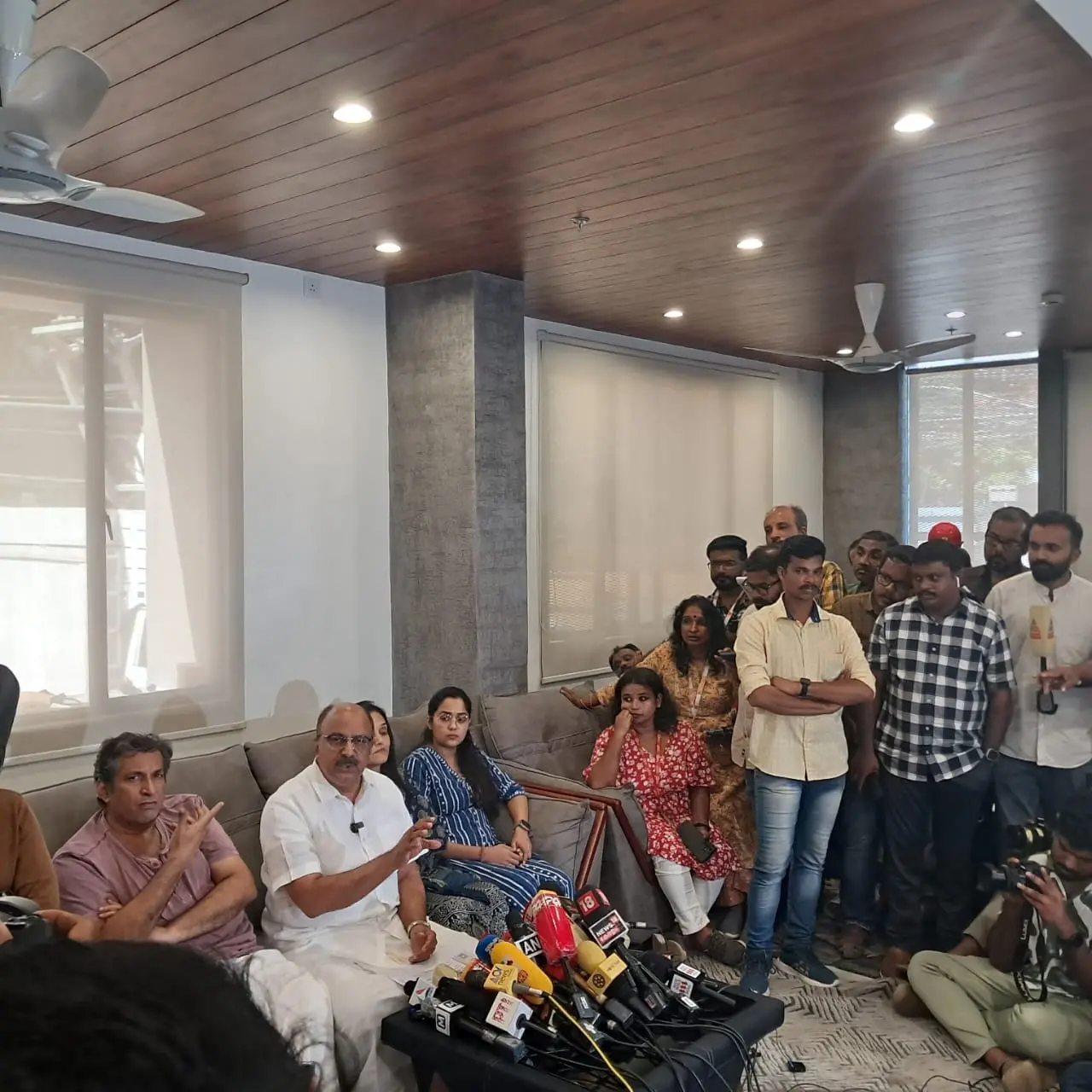 AMMA office bearers during press meet | Photo: MBI