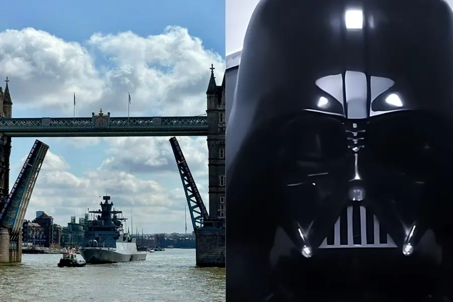 German warship plays Darth Vader anthem in London: No hidden message, says navy