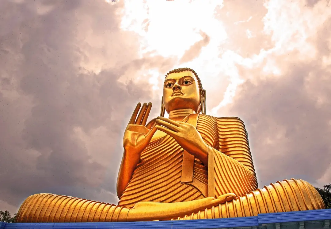 Statue of Lord Buddha at Golden Temple (Cave temple), Dambulla, Sri Lanka | Photo: Madhuraj