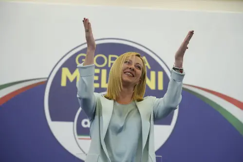 Far-right leader Giorgia Meloni sworn in as Italian premier