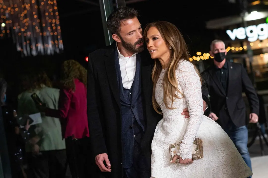 Jennifer Lopez and Ben Affleck at a special screening of 'Marry Me' at the Directors Guild of America (DGA) in Los Angeles | File Photo: AFP