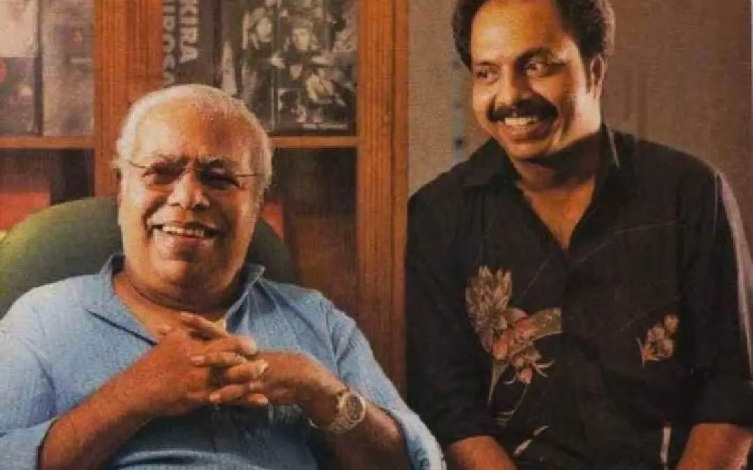 Shammy Thilakan with his father Thilakan | Photo: facebook/shammy thilakan