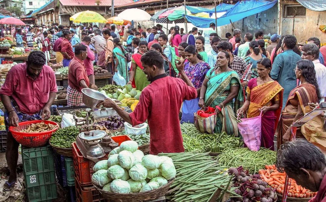 An Onam market in Kozhikode| File Photo: PTI