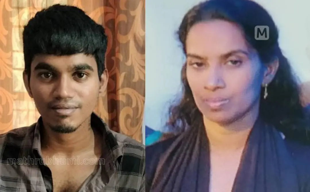 പോലീസ് തിരയുന്ന അഖില്, കൊല്ലപ്പെട്ട പുഷ്പലത | Photo: Special Arrangement/ Mathrubhumi