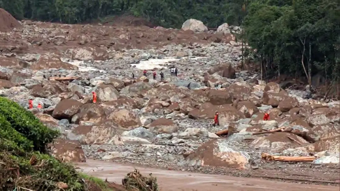 A glimpse of landslide-hit Wayanad | Photo: ANI