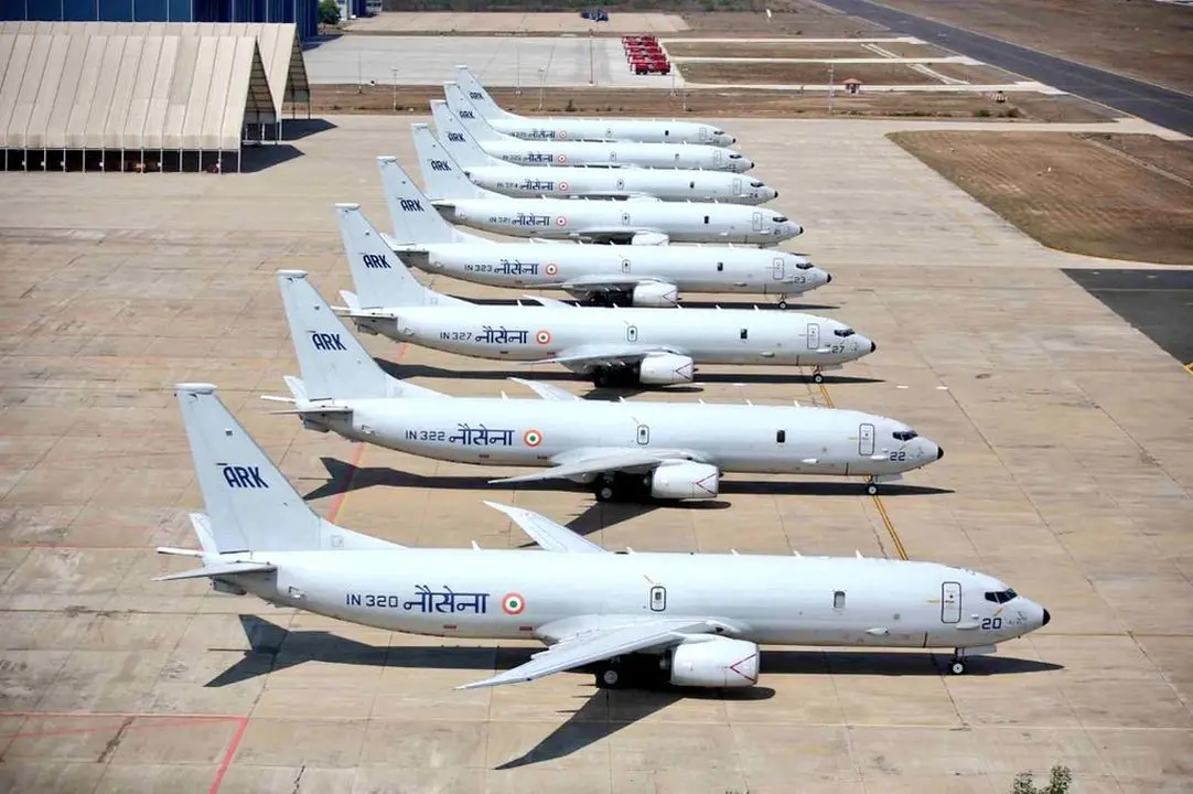 Indian Navy's Poseidon 8I multi-role Long Range Maritime Reconnaissance Anti-Submarine Warfare