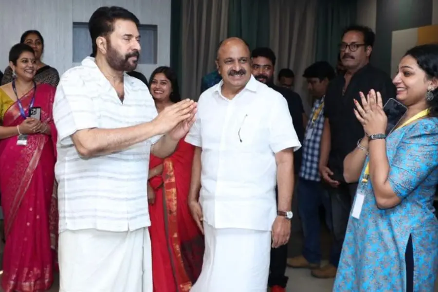 Basil's fanboy moment: Shares stage with Mammootty at AMMA's dance workshop