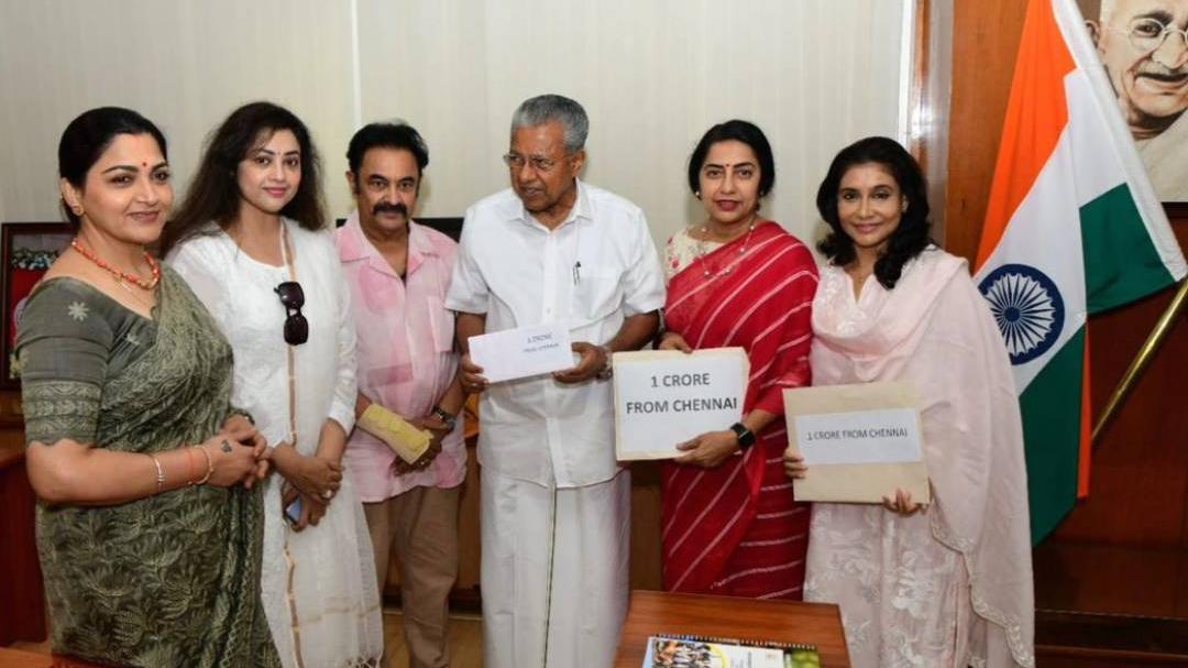Malayalam actor Lissy, friends donate Rs 1 Cr to CMDRF
