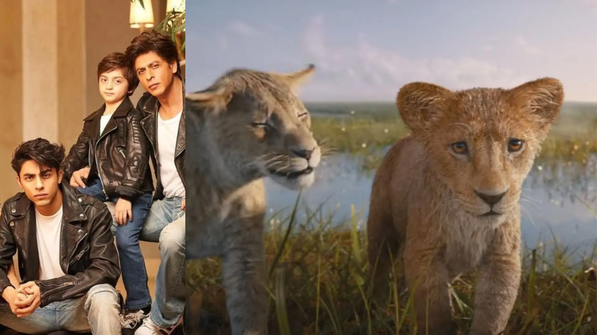 Aryan Khan, AbRam, Shah Rukh Khan | Photo: guarikhan/instagram, screengrab/trailer